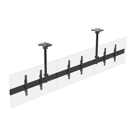 MONOPRICE Commercial Series3x1 Menu Board Ceiling Mount for Displays between 32i 39664
